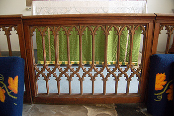 The altar rails August 2011